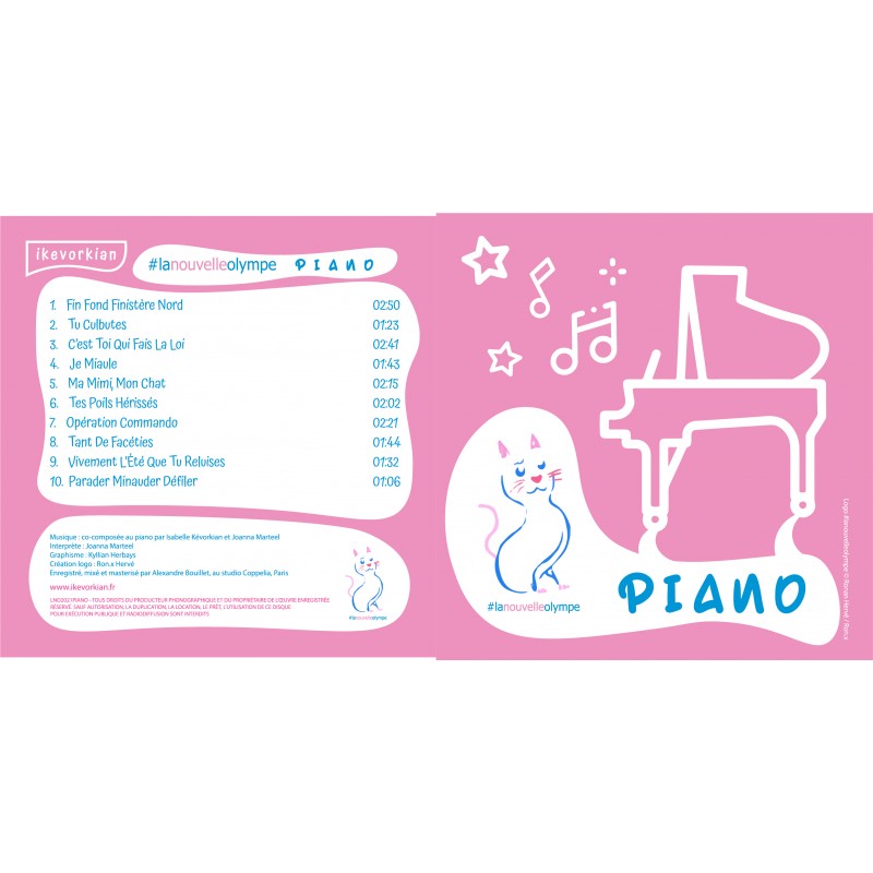 CD #lanouvelleolympe Piano by Joanna Marteel