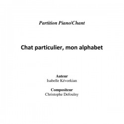 Chat Particulier, Mon Alphabet  - partition